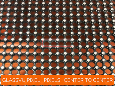 GlassVu Pixel · Display Resolution · Center To Center