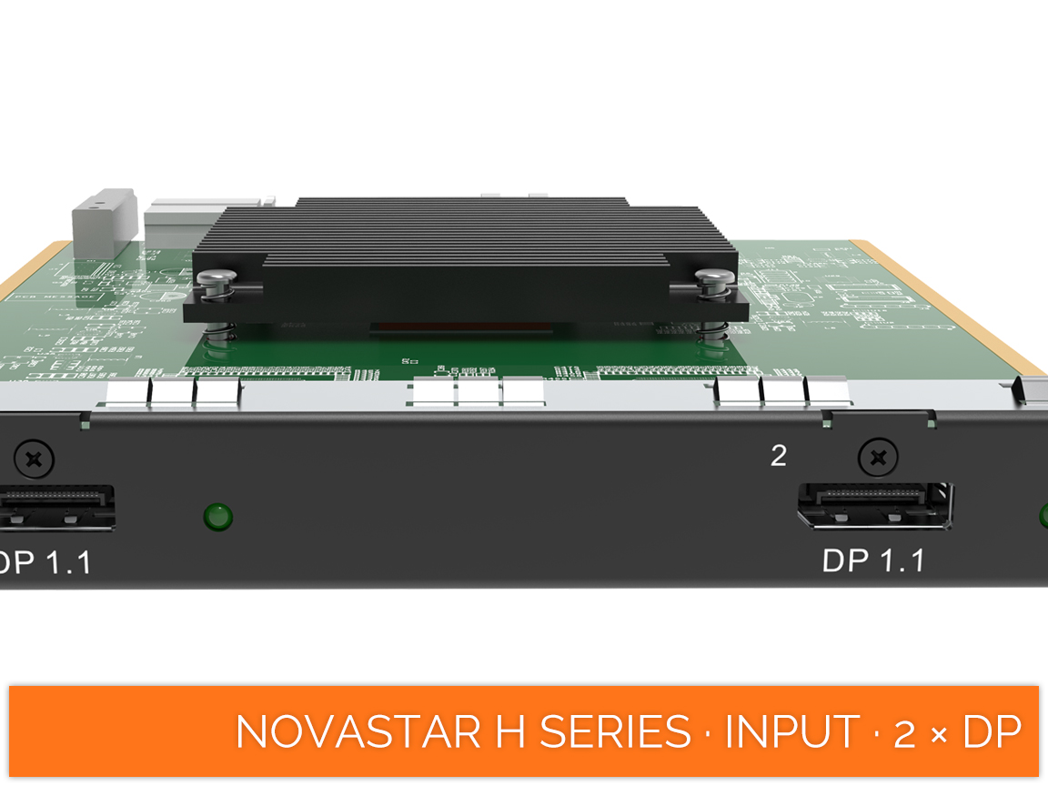 NovaStar COEX · H Series · input cards · 2 × dp 1.1