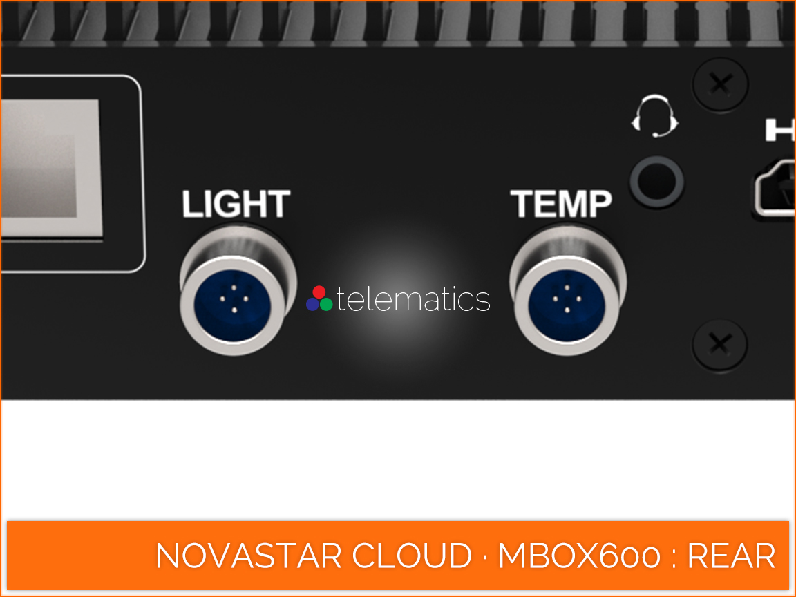 NovaStar Cloud · MBOX600 · sensors
