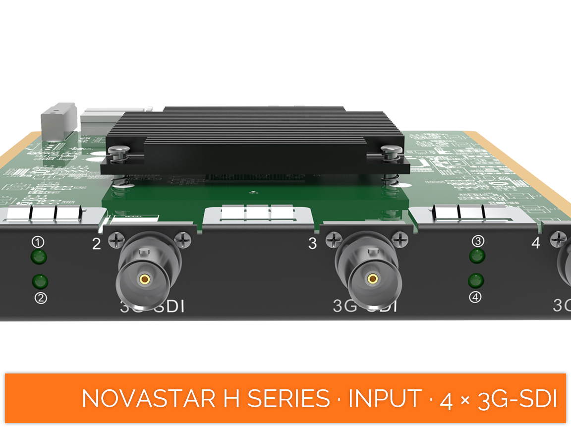 NovaStar COEX · H Series · input cards · 4 × 3g sdi